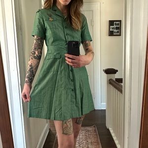 1940’s Vintage Girl Scouts of America uniform dress.